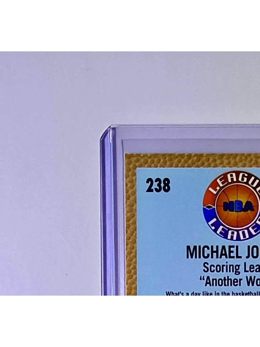 Michael Jordan 1992-93 Fleer League Leader #238 Basketball Card Chicago Bulls